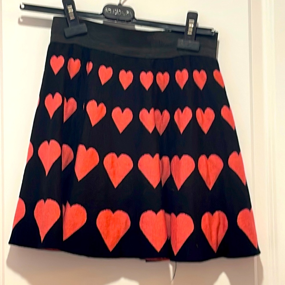 Hot ! Hot! Summer Floral/Love symbols Mini Skirt